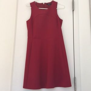 Deep Red Dress From Madewell